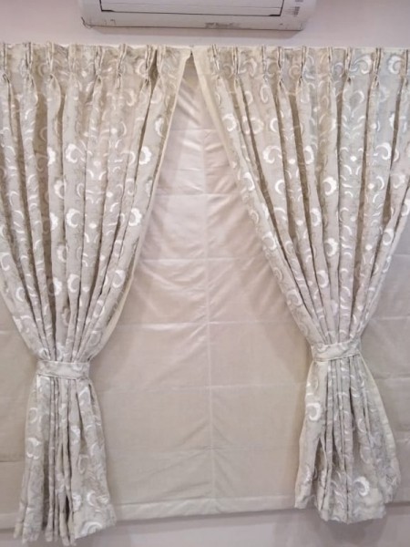 Nike Satin Stripe Jacquard Eyelet Curtain